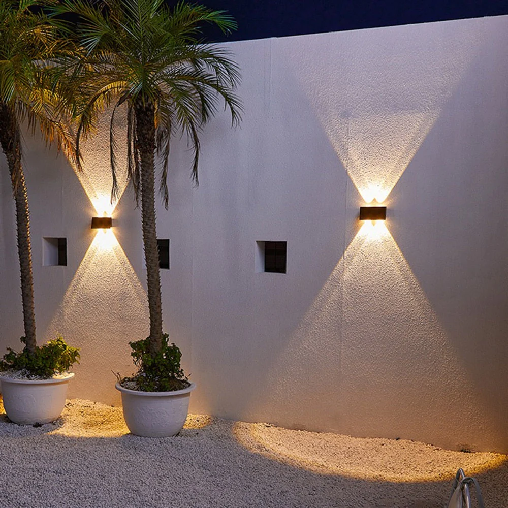 Zonne-Muurlamp LED Buiten Waterdicht Tuinlicht