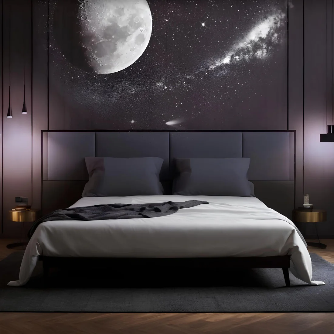 Maan plafond projectie licht