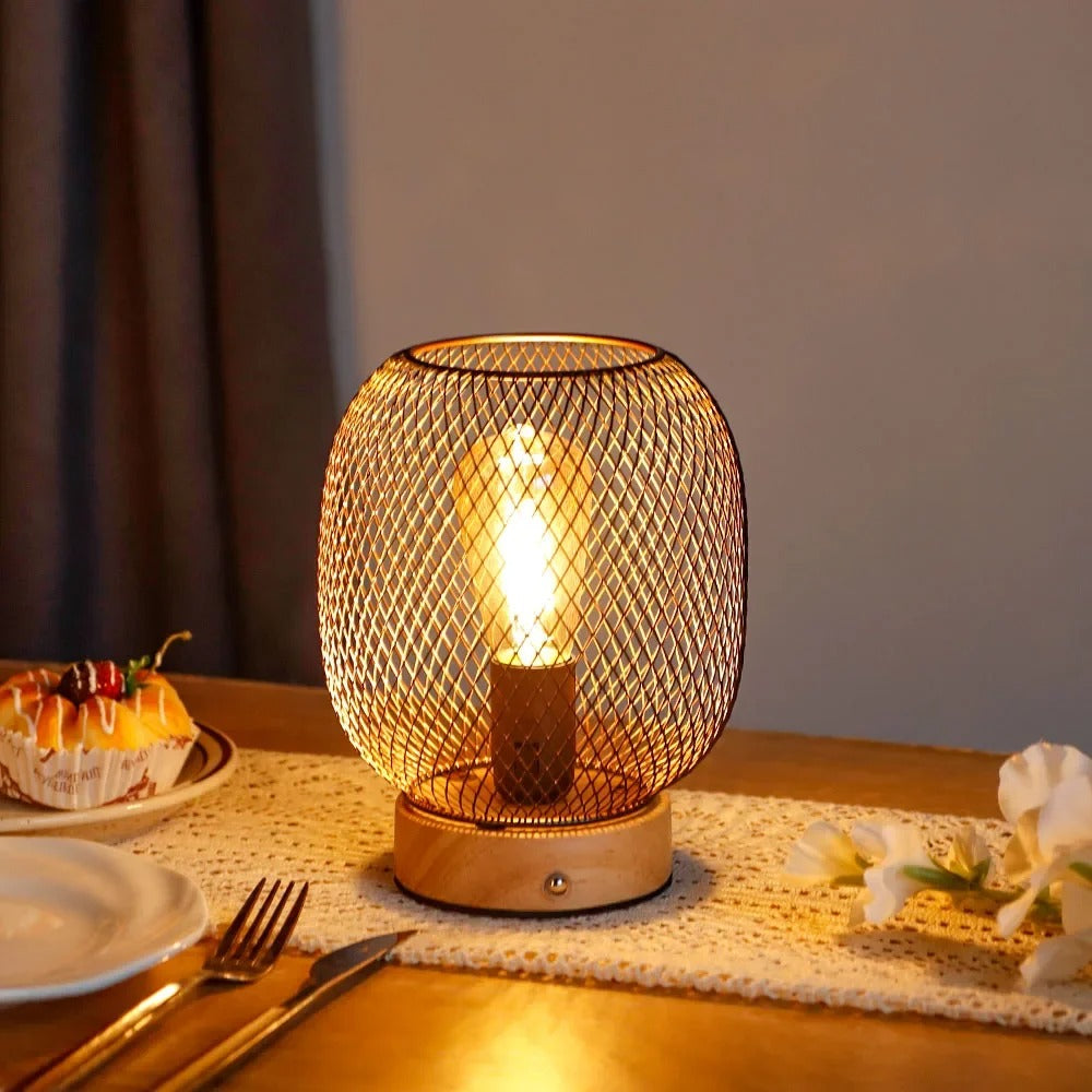 Dimbare Touch Nachtlamp – Moderne LED Tafellamp met USB-Poort voor Slaapkamer of Kantoor
