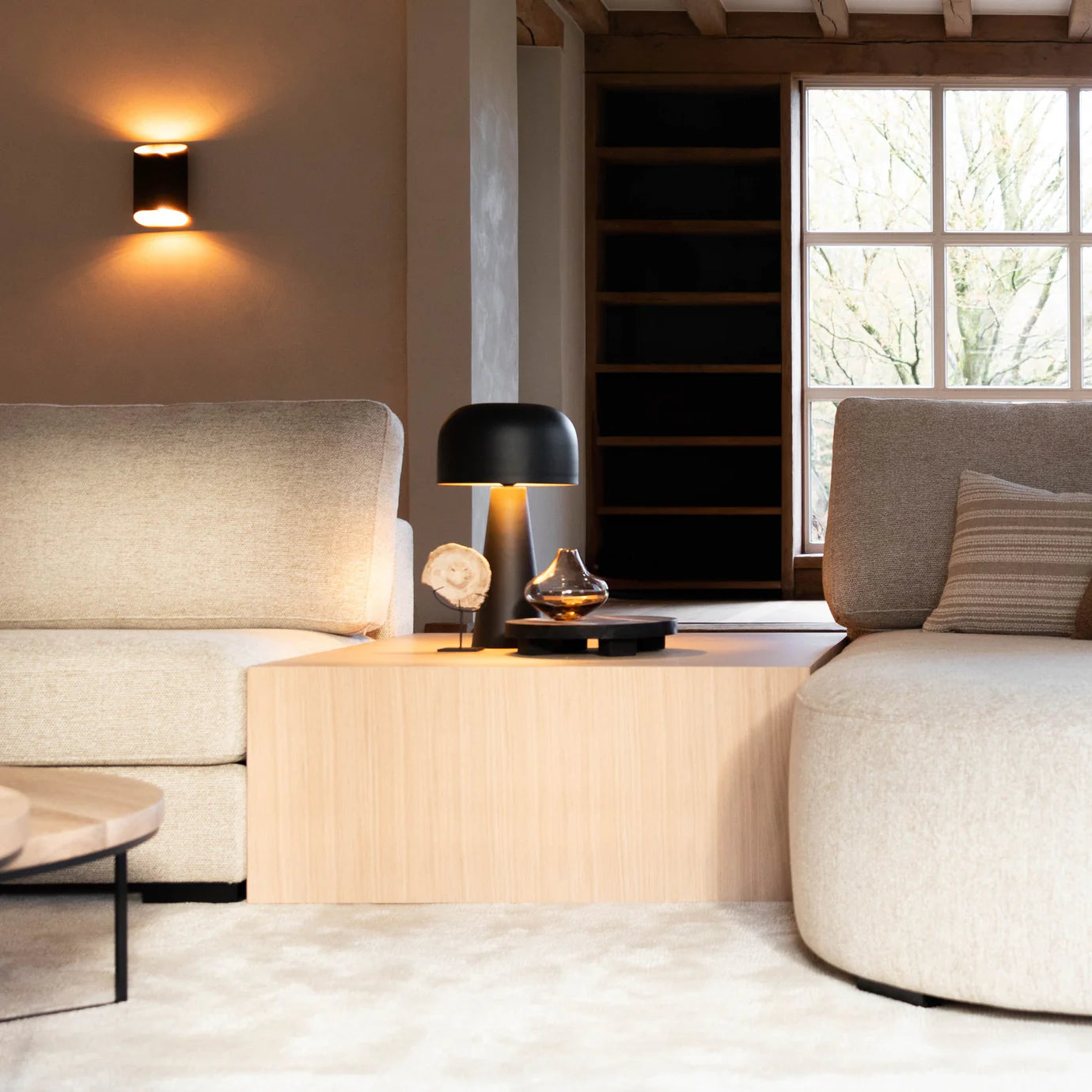 Elegante Zwarte Wandlamp