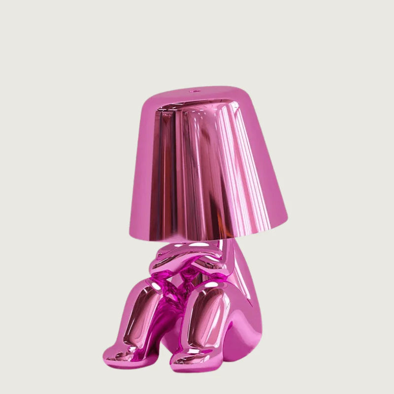 GildedMind - Moderne LED Tafellamp met Kunsthars Voet