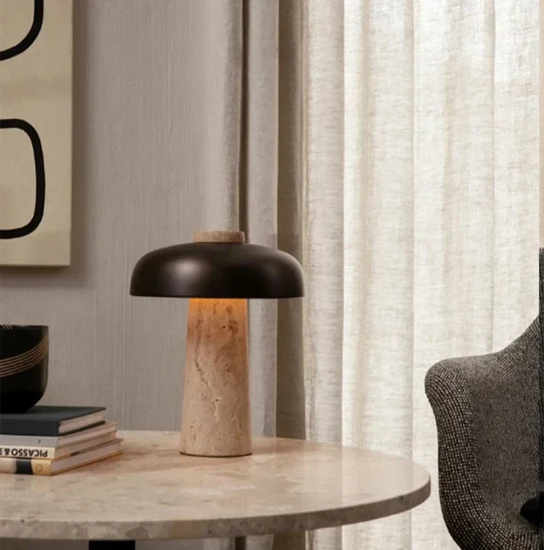 StoneAura | Travertijn Tafelverlichting