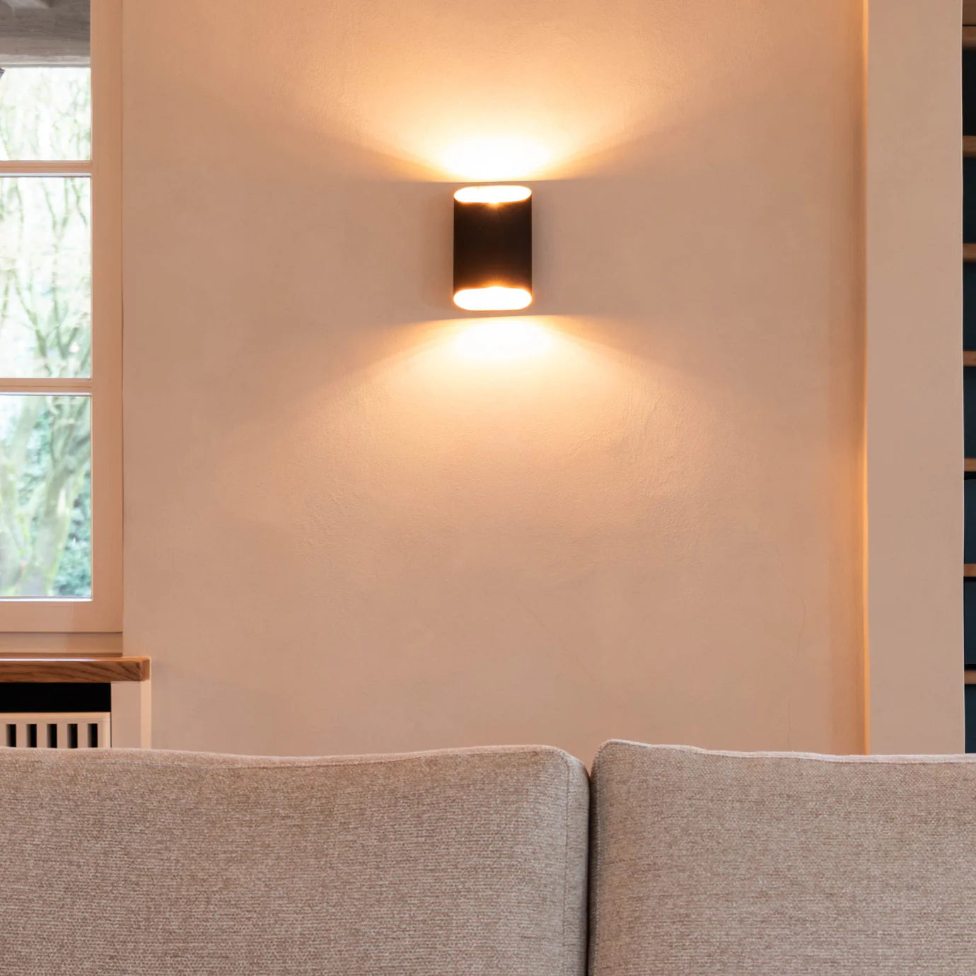 Elegante Zwarte Wandlamp